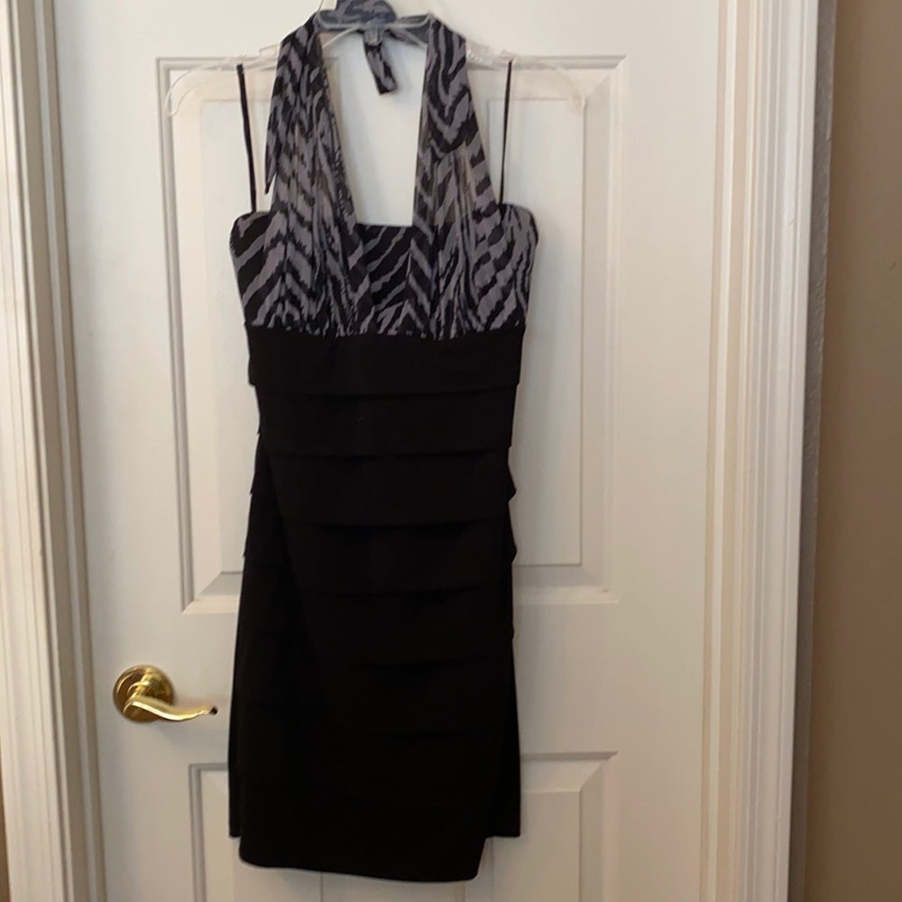 Black cocktail dress